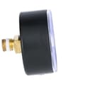 Miniatyrbillede 3 af 3: Varmemanometer RF 63 AX, fi 63 mm, 0-10 bar, 1/4 tomme akse, kl. 2,5 vandret (vinkelret forbindelse bag på skiven)