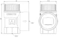 Miniatyrbillede 3 af 5: MSW sikkerhedsventil 3/4'x 1 tomme 10 bar til varmtvandsinstallationer