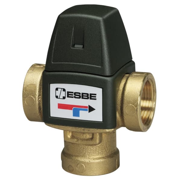 Termostatisk blandeventil VTA321, temperaturregulator 35-60°C, KVS 1,5, 1/2 tomme indvendig