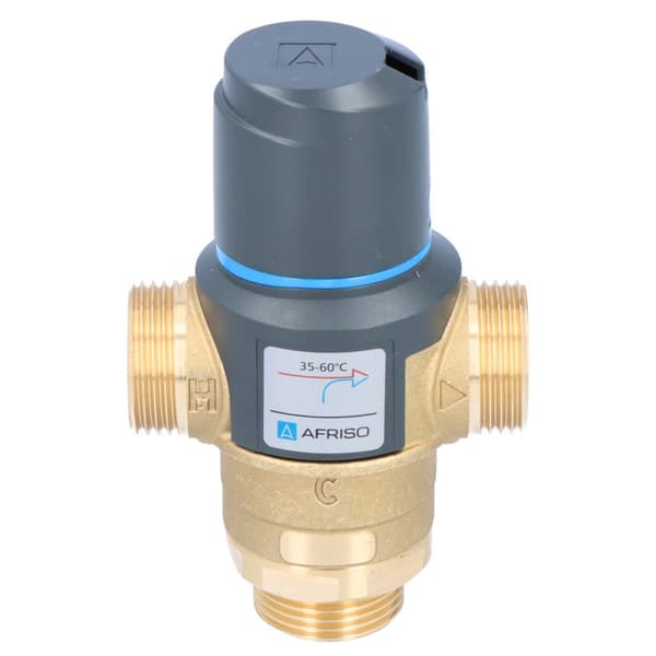 Termostatisk blandeventil ATM 763 DN20, G 1 tomme, temperaturområde 35-60°C, Kvs 3,2