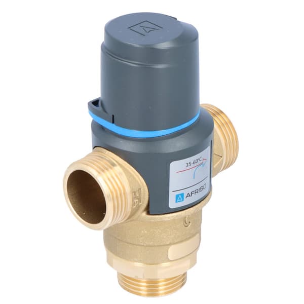 Termostatisk blandeventil ATM 763 DN20, G 1 tomme, temperaturområde 35-60°C, Kvs 3,2