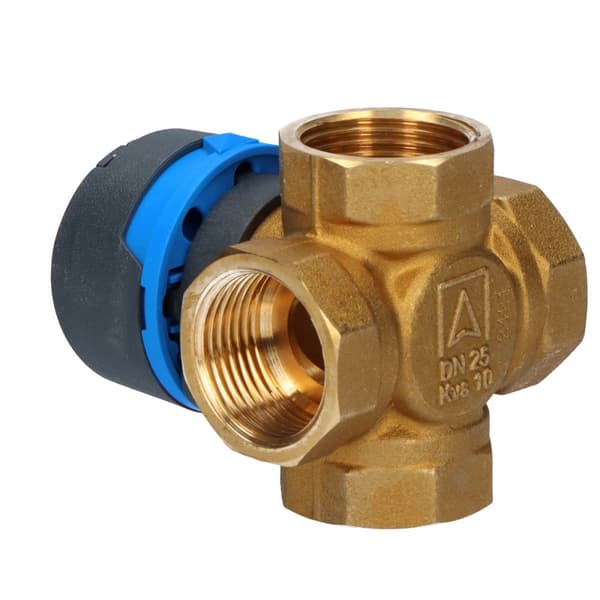 4-vejs roterende blandeventil ARV 484 ProClick DN25, Rp 1 tomme, Kvs 10