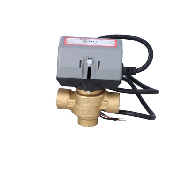 HONEYWELL 3-vejs splitventil (VCZMH6000 ventil, VC6013ZZ00 aktuator med kabel)