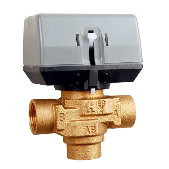 HONEYWELL 3-vejs splitventil (VCZMH6000 ventil, VC6013ZZ00 aktuator med kabel)
