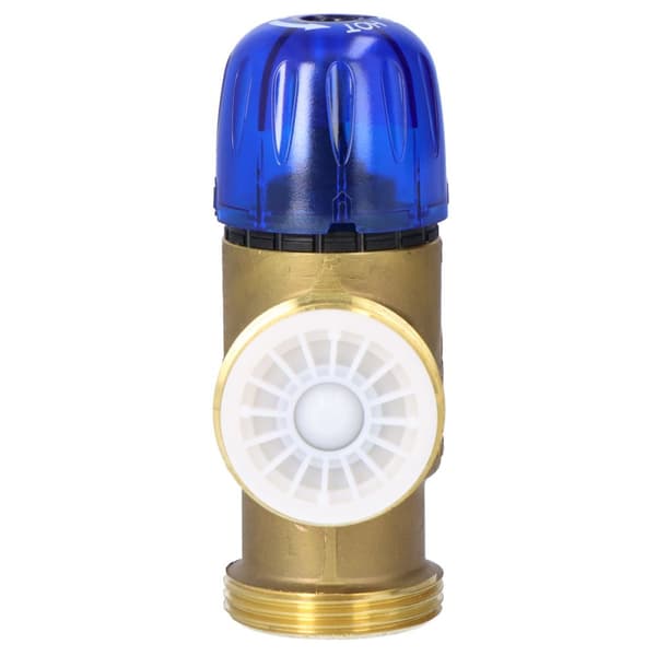 Termostatisk blandeventil med indbygget kontraventil Novamix Value 70 FS DN25, udvendig gevind Rv 1 1/4 tomme (5/4")