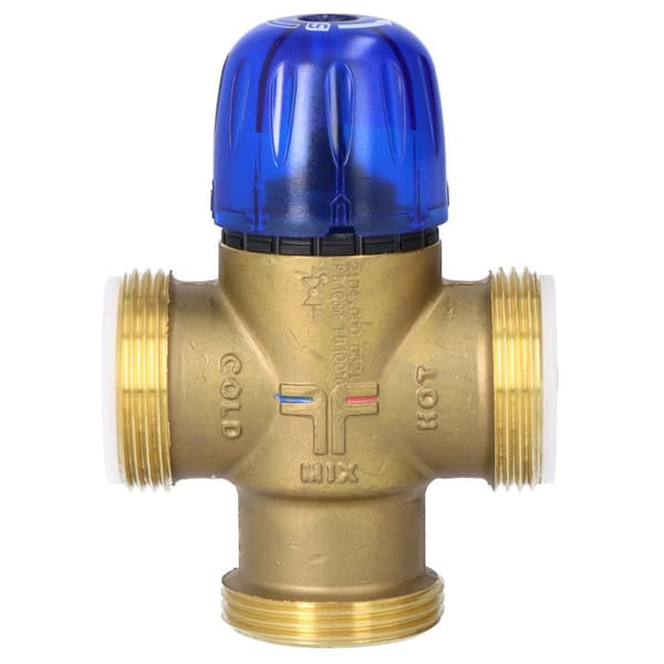 Termostatisk blandeventil med indbygget kontraventil Novamix Value 70 FS DN25, udvendig gevind Rv 1 1/4 tomme (5/4")