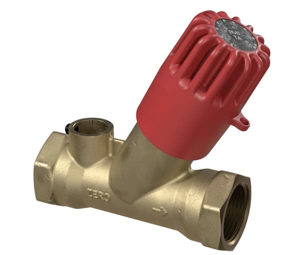 Termostatventil TA-THERM ZERO DN20 til varmt brugsvand uden termometer +55°C