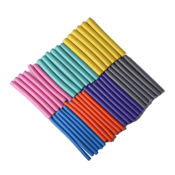 Taivutettavat hiuskierukat luonnonkiharoille - Bulk Pack 42kpl
