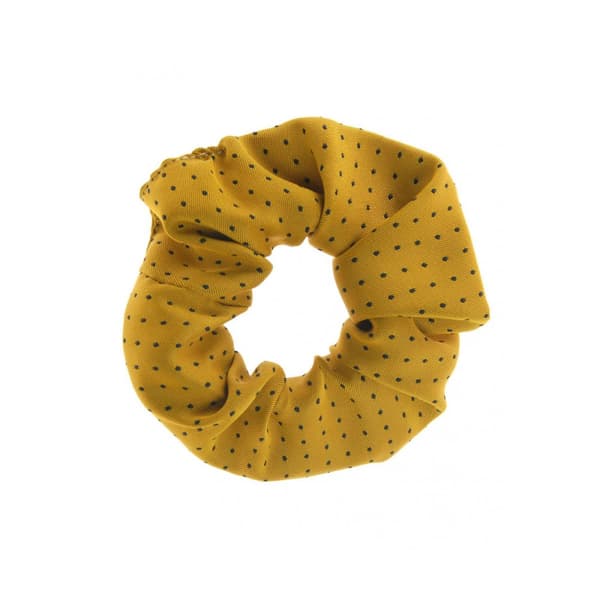 ShowQuest Pin Spot Scrunchie Sunshine/Navy One Size