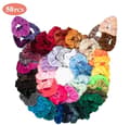 Pikkukuva 2 / 6: 50 hair scrunchies, hair ties hair bands, Hair bands MultiColor