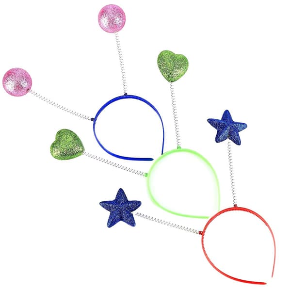 Bristol Novelty Childrens/Kids Sparkly Head Boppers (Pack Of 12)