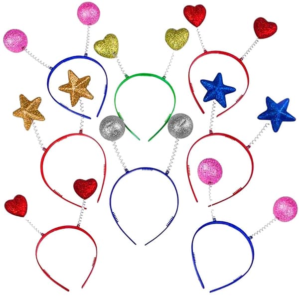 Bristol Novelty Sparkly Head Boppers til børn (pakke med 12) Multicoloured One Size