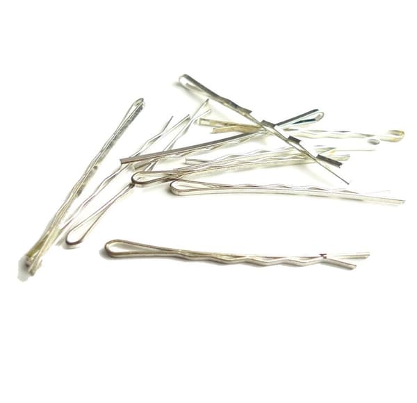 Hårnålar Silverpläterade 10-pack