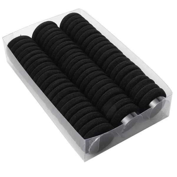 Joustavat hiuslenkit - Hiuspannat - 25 kpl - Musta