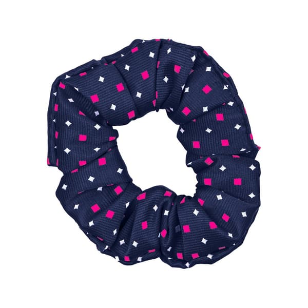 Supreme Products Diamond Scrunchie Navy/Pink One Size