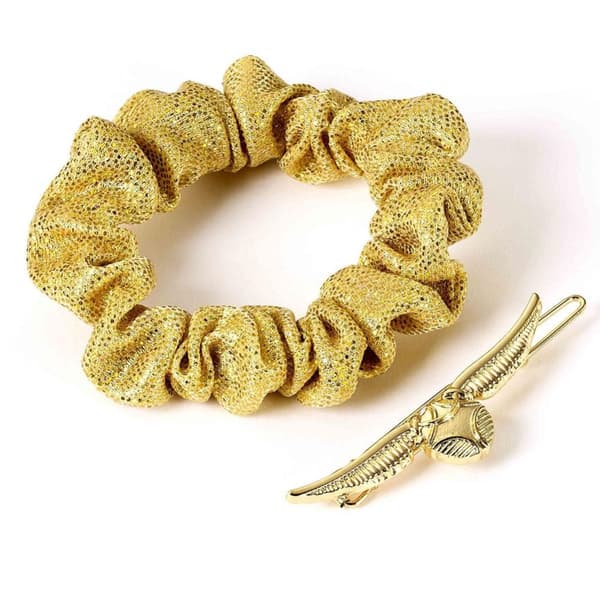 Harry Potter Golden Snitch Hair Accessory Set Gold One Size