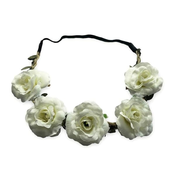 Hårband Hårbånd Blossom - Off White
