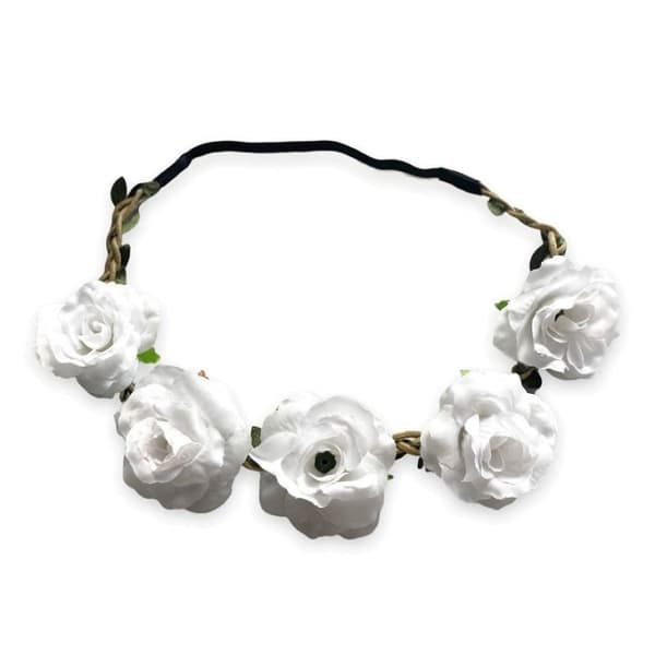Hårband Hårbånd Blossom - Hvit
