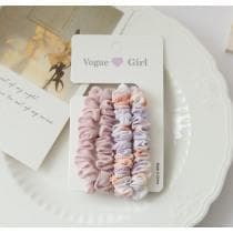 4-pack Scrunchies Hårsnoddar Hårband Håraccessoar - Flerfärgad