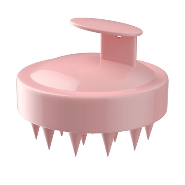 Hårbottenmassageborste i silikon för vått och torrt 8 x 7 cm - hårbottenmassage, hårbottenborste, hårborste för att massera i schampo,
