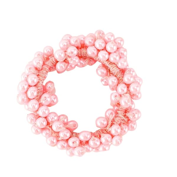 Hårspinn med perler - rosa