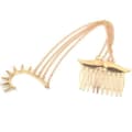 Miniatyrbild 3 av 5: Hårsmycke Hårkam Håraccessoar Ear Cuff Wrap Spikes Kedjor Guld
