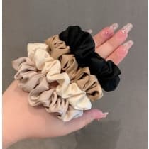 4-pack Scrunchies Hårsnoddar Hårband Håraccessoar - Flerfärgad