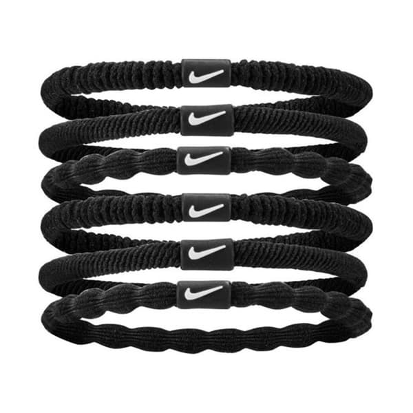 Nike Flex Hair Ties (Pack of 6) Black One Size