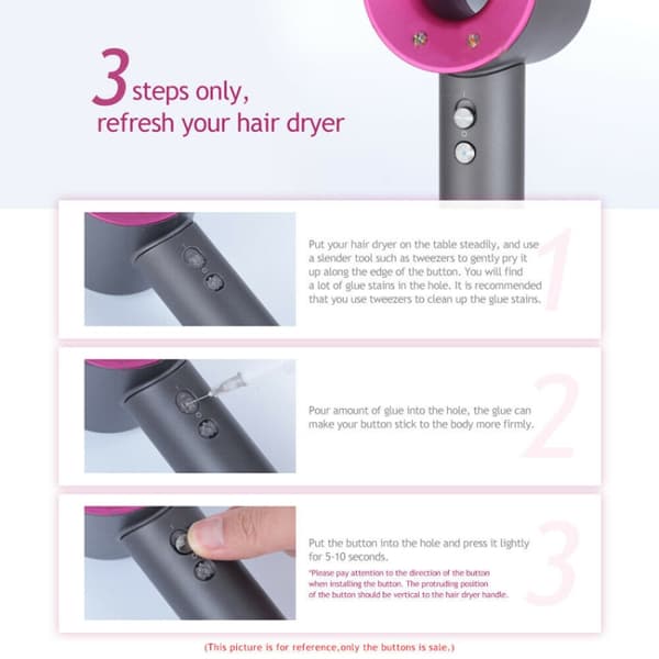 Reservknappar till Dyson HD01 / HD02 / HD03 / HD04