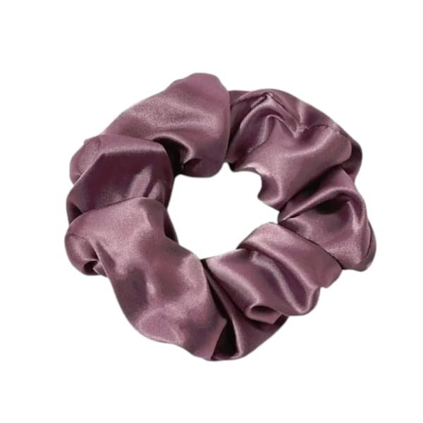 Hårbånd - Scrunchie - Sateng - 12 cm - Flere fargevalg