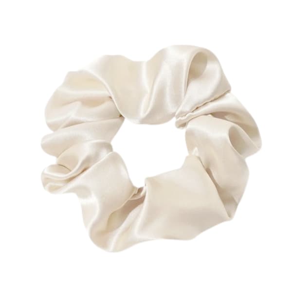 Hårbånd - Scrunchie - Sateng - 9 cm - Flere fargevalg