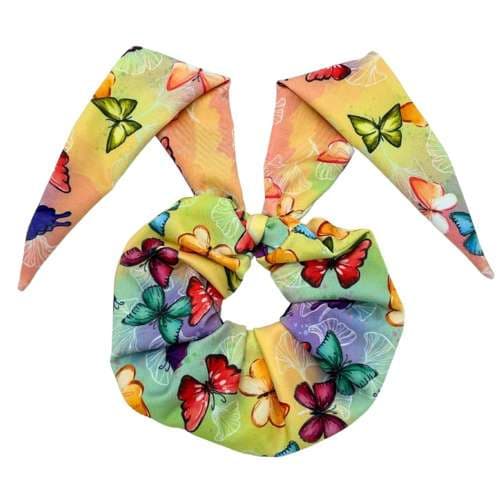 Scrunchie, hårbånd, hårbånd BUTTERFLIE Lange ører