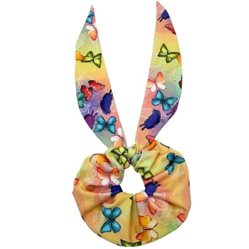 Scrunchie, hårbånd, hårbånd BUTTERFLIE Lange ører