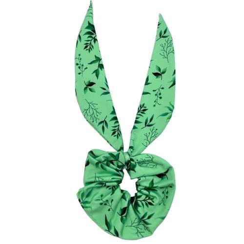 Scrunchie, hårband, hårband GREEN MI Korta öron