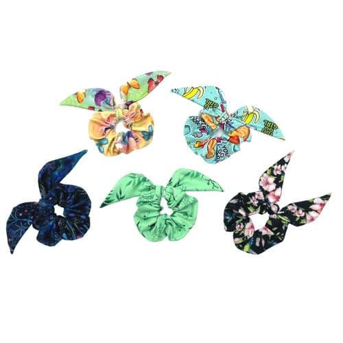 Scrunchie, hårband, hårband GREEN MI Korta öron