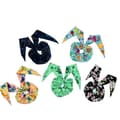 Miniatyrbild 6 av 6: Scrunchie, hårband, hårband GREEN MI Korta öron