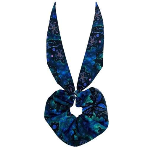 Scrunchie, hårbånd, hårbånd NEON SPLASH Korte ører