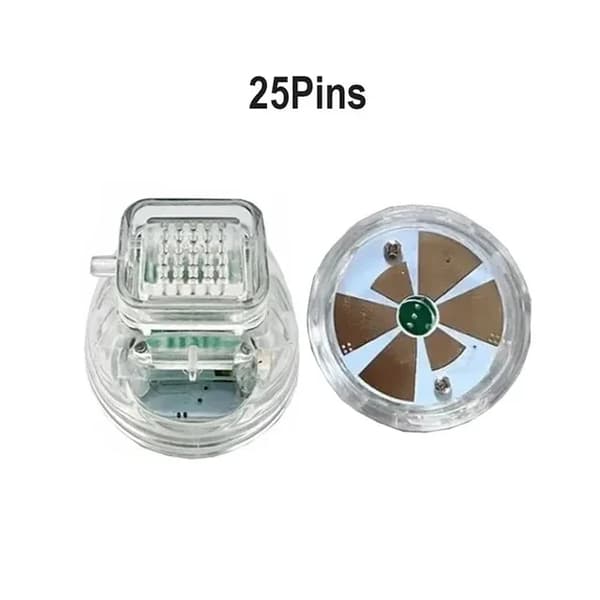Microneedling Maskine, Elektrisk Strømtype, 0,3 mm Nål Længde,20 nåle 25 stk, EU stik