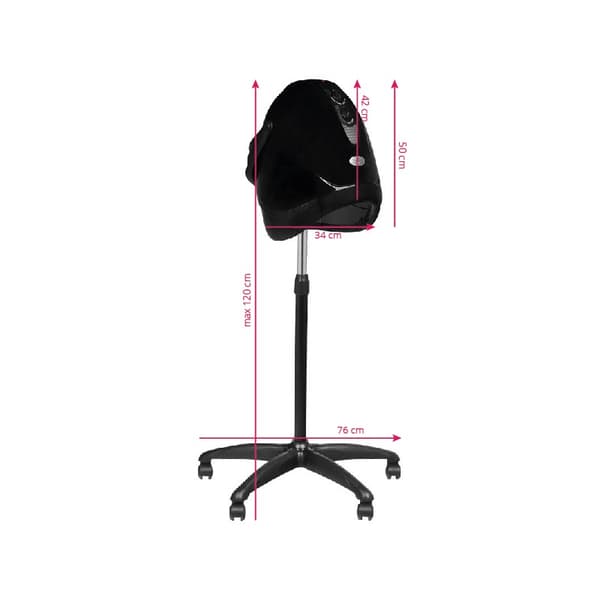 Gabbiano Hood LX-201S enkelthastighedstørretumbler sort