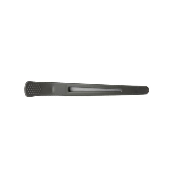 Frisør hårspænder E-12B 6 stk. 11,5 cm grå