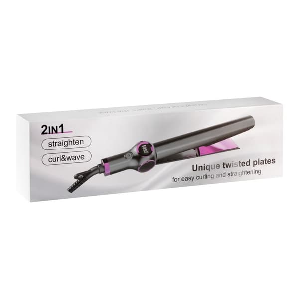 2-i-1 glattejern curler K-148