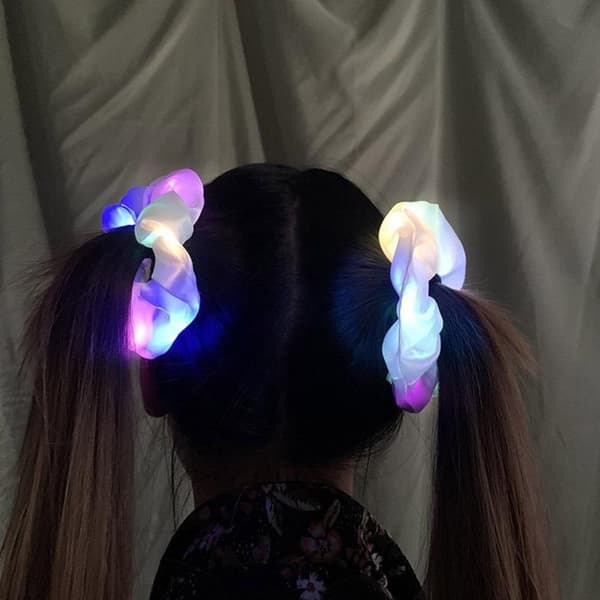 LED HÅRBAND GLOW PARTY BEAUTIFUL Vit
