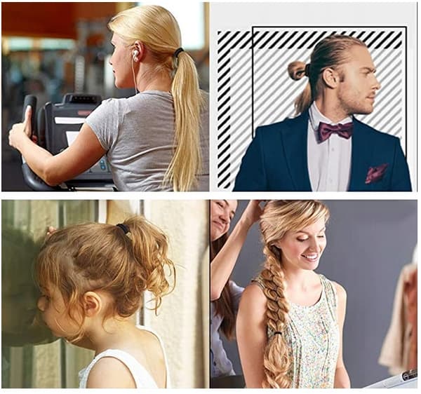 Bocca Beauty hårband 15 stycken svarta