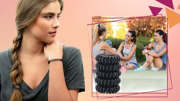 Hårband fjädrar svarta 5 st Bocca resår