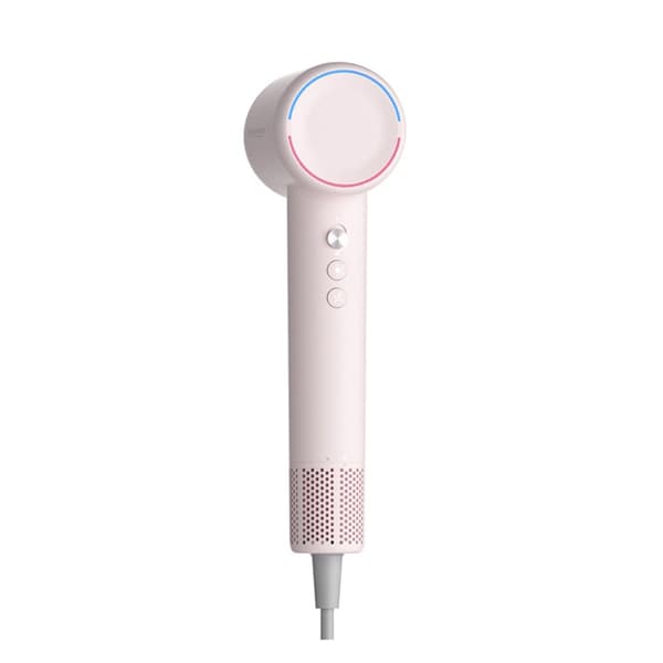 Hårtørrer med 1300 W effekt, ionisering og vægbeslag - Pink