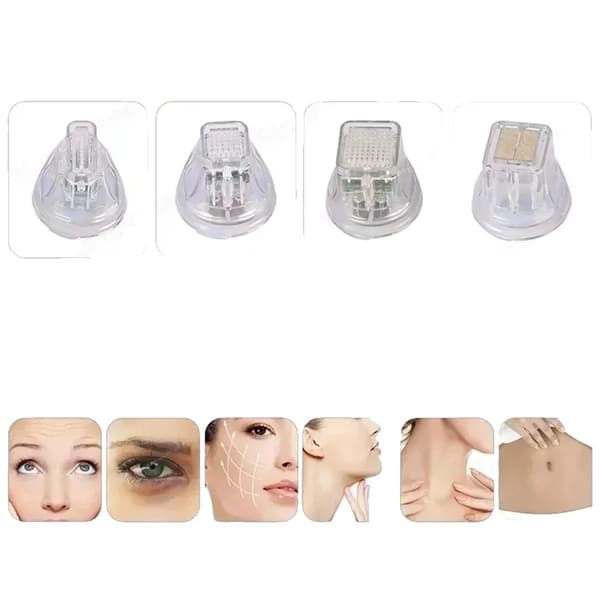 Professionel Microneedling Enhed, Flere Microneedle Hoveder, Holdbar Metal Konstruktion,30 tilbehør