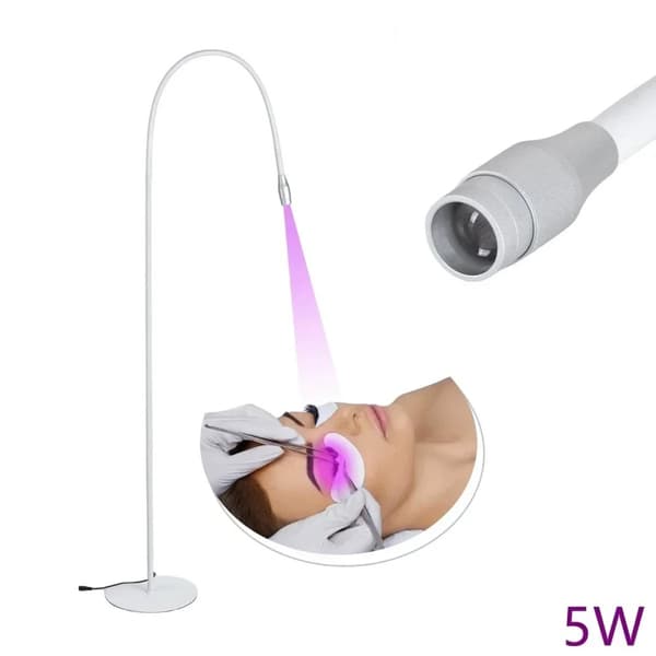 UV-ripsienkuivatuslamppu, säädettävä korkeus, 5W/10W tehovaihtoehdot,5W Valkoinen