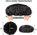 Miniatyrbillede 4 af 5: Lollanda Genanvendelig vandtæt elastisk badehætte – beskytter håret under badning og brusebad, behagelig og nem at bruge