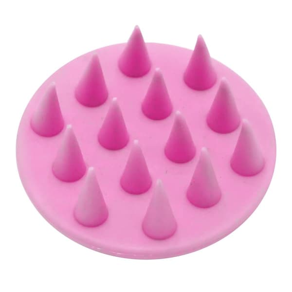 Silikonborste för Hårbottenmassage - Rosa