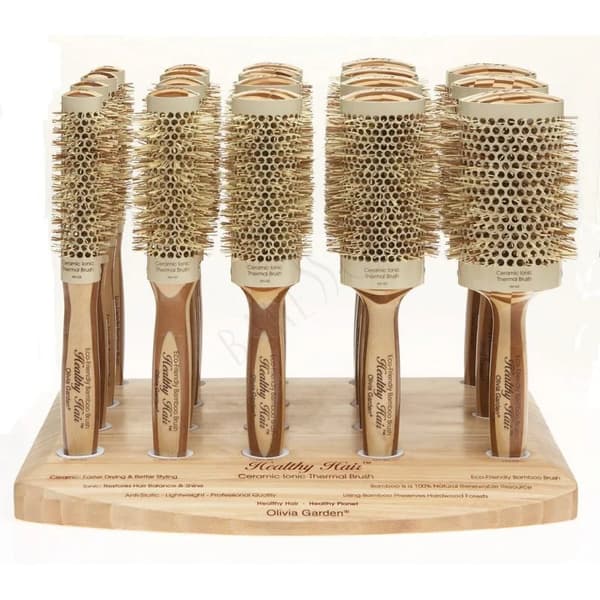 Olivia Garden Healty Hair therm Display - Borstar